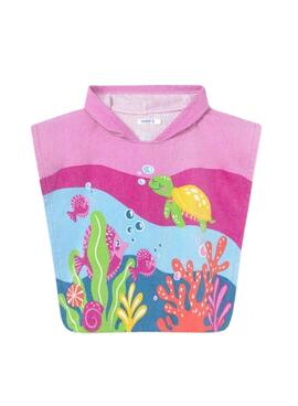 Serviette Mayoral rose multicolore pour fille