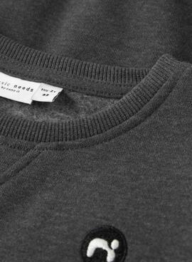 Sweat-shirt Name It Vimo gris pour garçon