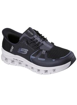 Chaussures Skechers Glide noires pour hommes