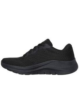 Chaussures Skechers Arch Fit noires pour femmes.