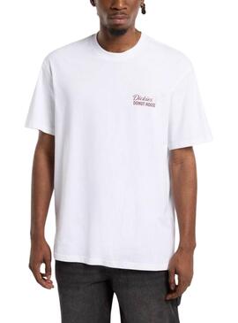 T-shirt Dickies Burns blanc pour homme
