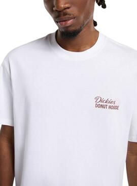 T-shirt Dickies Burns blanc pour homme