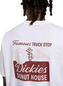 T-shirt Dickies Burns blanc pour homme