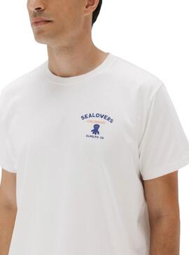 T-shirt El Pulpo Sealovers blanc pour homme