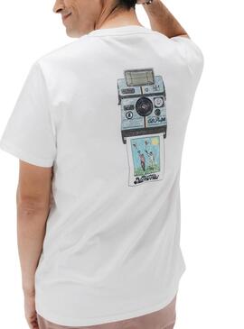 T-shirt El Pulpo Old School blanc pour homme