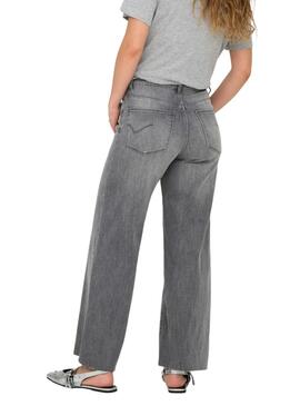 Jean Only Lann Madison gris pour femme
