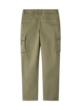 Pantalon Pepe Jeans cargo Chase vert pour garçon