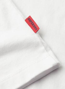 T-shirt Superdry Essential Logo blanc pour homme