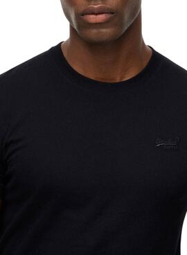 T-shirt Superdry Essential Logo noir pour homme