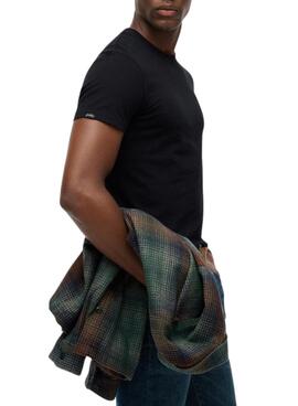 T-shirt Superdry Essential Logo noir pour homme