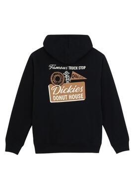 Sweat à capuche Dickies Donut House noir pour homme