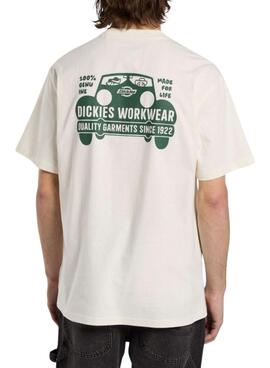 Maillot Dickies Gordonsville blanc pour homme