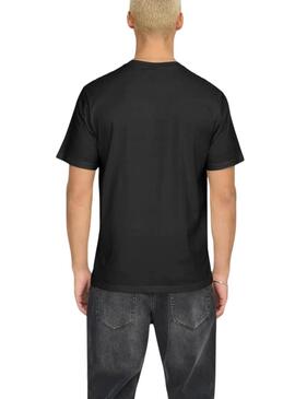 T-shirt Only and Sons Dawson noir pour homme