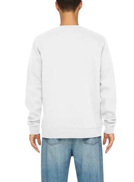 Sweat à capuche blanc Only and Sons Dawson pour homme