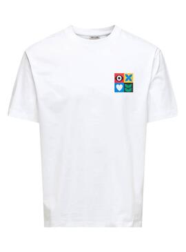 T-shirt Only and Sons Art not War blanche pour homme