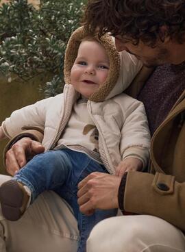 Manteau Mayoral réversible beige pour bébé