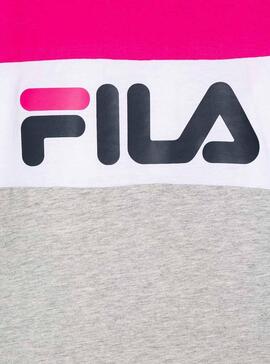 T-Shirt Fila Classic Logo Rose Fille