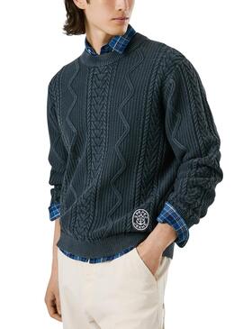 Maillot Pepe Jeans Perry bleu marine pour homme