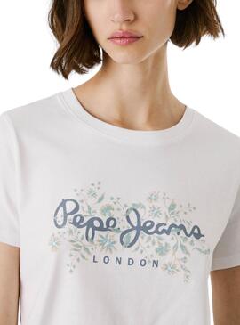 Maillot Pepe Jeans Bero blanc pour femme