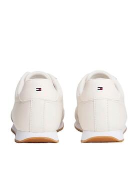 Chaussures Tommy Hilfiger Heritage Runner blanches pour femmes