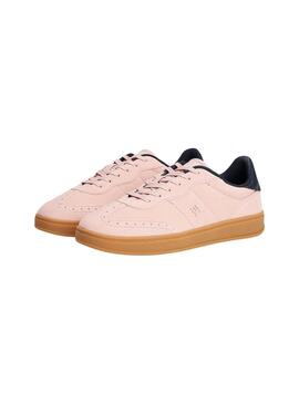 Chaussures Tommy Hilfiger Heritage rose pour femme.