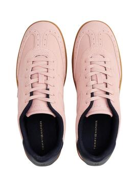 Chaussures Tommy Hilfiger Heritage rose pour femme.