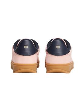 Chaussures Tommy Hilfiger Heritage rose pour femme.