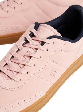 Chaussures Tommy Hilfiger Heritage rose pour femme.