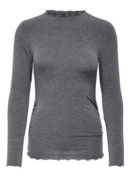 Pullover Only Glamour gris pour femme