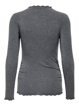 Pullover Only Glamour gris pour femme