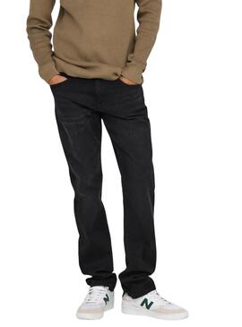 Jean Only and Sons Weft noir pour homme