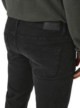 Jean Only and Sons Weft noir pour homme