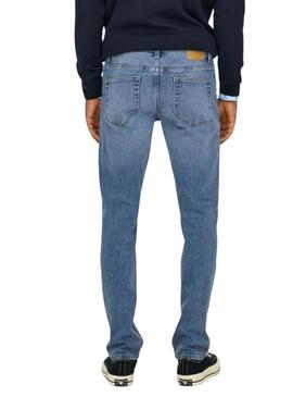 Jean Only and Sons Loom en denim clair pour homme