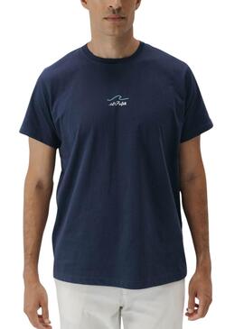 T-shirt El Pulpo Le bleu océan pour homme
