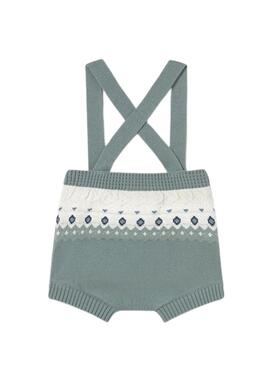 Ensemble Mayoral 3 pièces tricot vert pour bébé