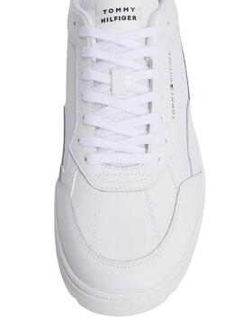 Baskets blanches pour homme Tommy Hilfiger.