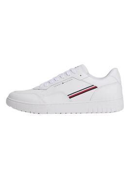 Baskets blanches pour homme Tommy Hilfiger.