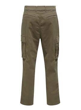 Pantalon Only and Sons Wills vert pour homme