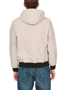 Veste de chasse Only and Sons Bowie beige pour homme