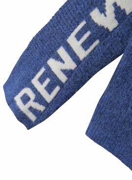 Maillot Name It Nuva bleu pour fille