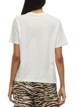 T-shirt Vila Visybil Balance beige pour femme