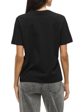 T-shirt Vila Visybil Balance noir pour femme