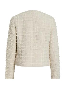Veste Vila Vilikey beige pour femme.