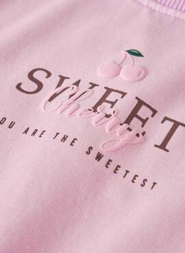 Sweat-shirt Name It Nadena rose pour fille