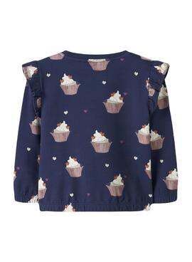 Sweatshirt Name It Naya marine pour fille