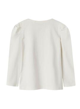 T-shirt Name It Ninea blanche pour fille