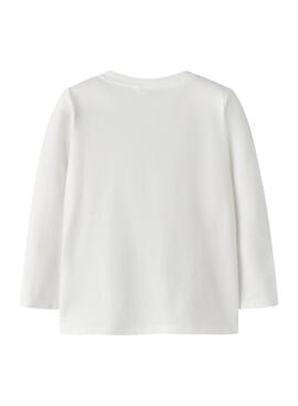 T-shirt Name It Nona blanche pour fille