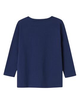 T-shirt Name It Nichola marine pour fille
