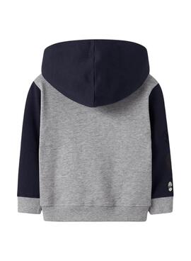Veste en polaire gris pour enfant de la marque Name It Nyree