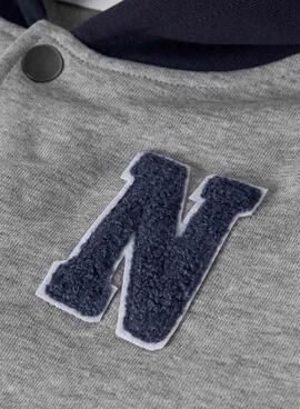 Veste en polaire gris pour enfant de la marque Name It Nyree